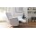 Interliving Sessel Serie 4530 silberfarbener Bezug Mara 9 & silberfarbener Sternfuß