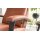 Interliving Sofa Serie 4541 – Relaxsessel manuell - cognacfarbenes LongLife-Leder Cloudy & Sternfuß V4S